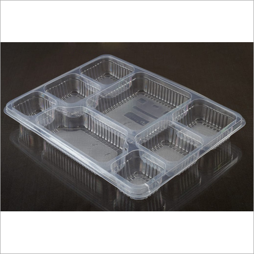 Transparent 8 Cp Sealable Meal Tray