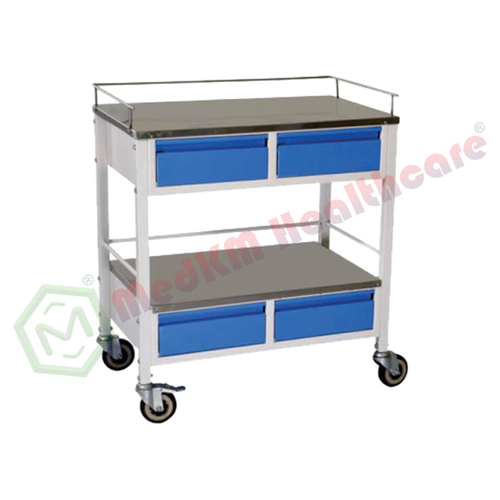 Medicine Trolley with 4 Drawers