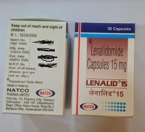 LENALID 15 (Lenalidomide Capsules 15 Mg)