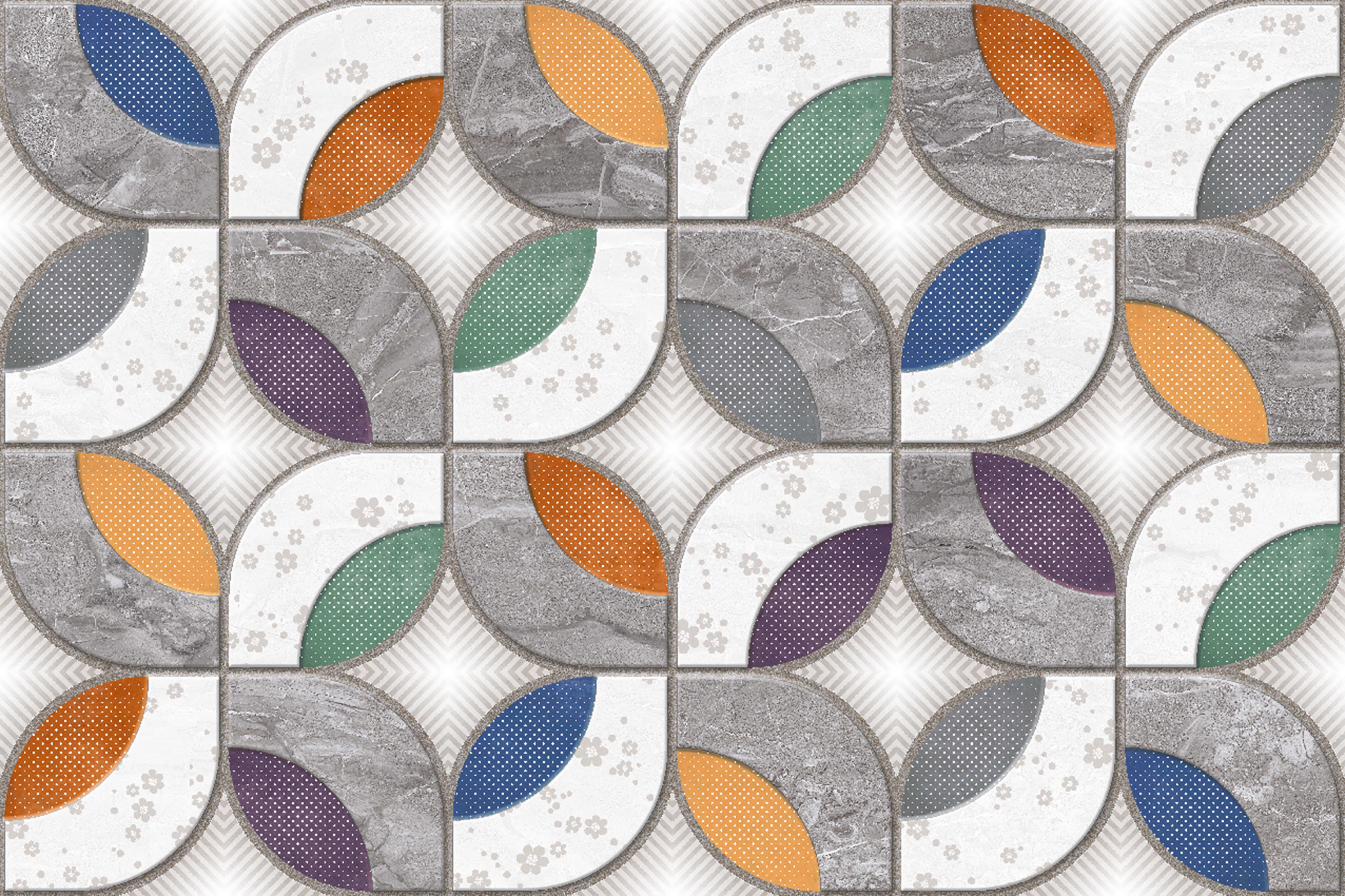 15073 GLOSSY CERAMIC WALL TILES 300X450mm