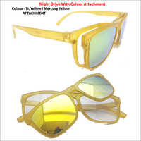 Aao+ Attachment T140 Tr. Yellow And Mercury Yellow Full Frame Sunglass