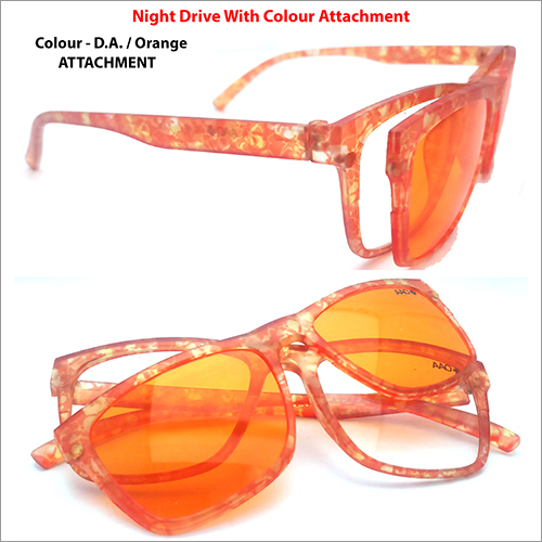 Aao+ Attachment T140 D.a. And Orange Full Frame Sunglass
