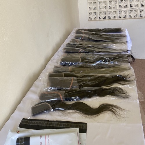 Top Quality Lace Closure,hdlace Frontal With Single Drawn Virgin Brazilian Hair Wefted Bundle