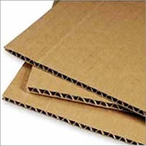 Corrugated Paper Sheets - Custom Size, Brown | Versatile Corrugated Material for Industrial and Packaging Needs