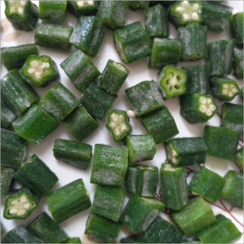 Frozen IQF Cut Okra