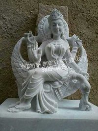 Makrana Marble Brahmani Statue