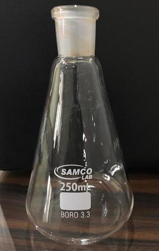 Flasks, Erlenmeyer, Conical, Narrow Mouth, Interchangeable Joint