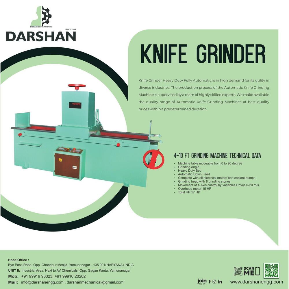 Green Automatic Knife Grinding Machine