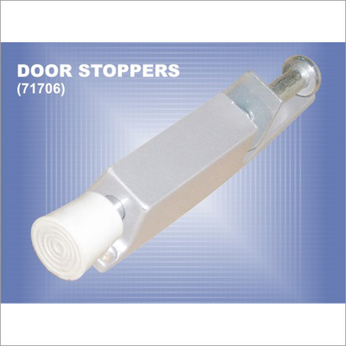 Door Stoppers - Metal, 10x5x3 cm, Silver | Durable, Easy Install, Strong Hold, Quiet Operation