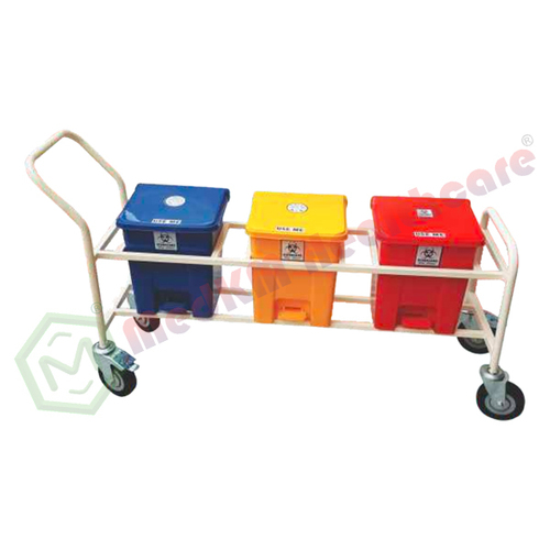 Biomedical Waste Segregation Trolley