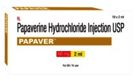 Papaverine Hydrochloride Injection