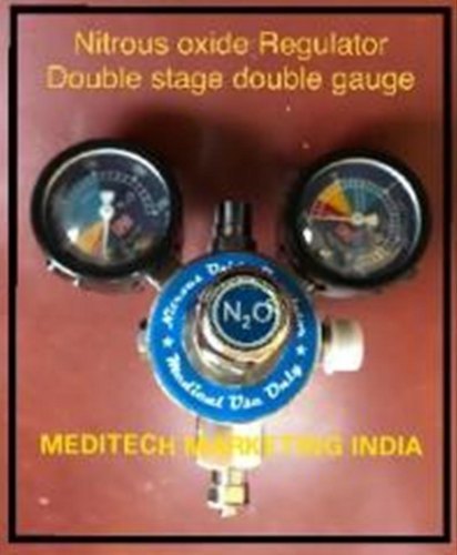 Nitrous Oxide Regulator Double Stage Double Gauge
