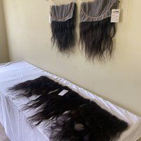 Virgin Indian Raw Natural Cambodian Lace Closure Frontal Human Hair Extensions