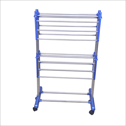 SS Pipe 2 Layer Cloth Drying Stand
