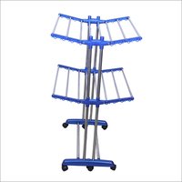SS Pipe 2 Layer Cloth Drying Stand