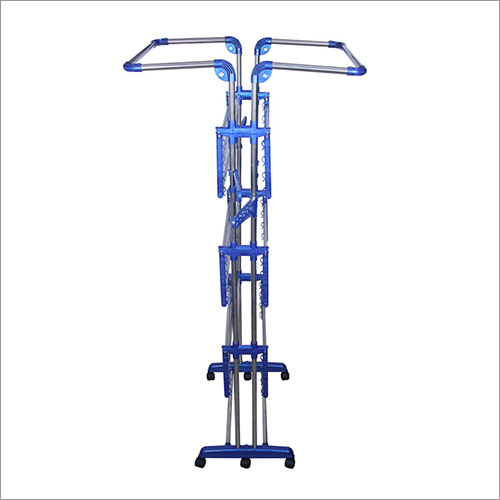 Jumbo Platinum SS Pipe 2 Layer King Size Cloth Drying Stand