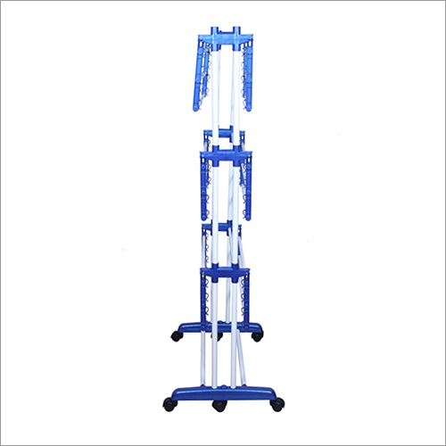 MS Powder Coated Pipe 3 Layer Cloth Drying Stand