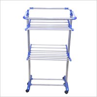 Industrial SS Pipe 3 Layer Cloth Drying Stand