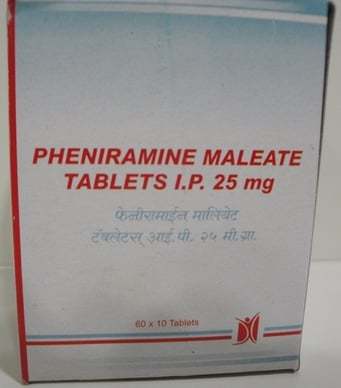 Pheniramine Maleate Tablets Store At Cool And Dry Place.