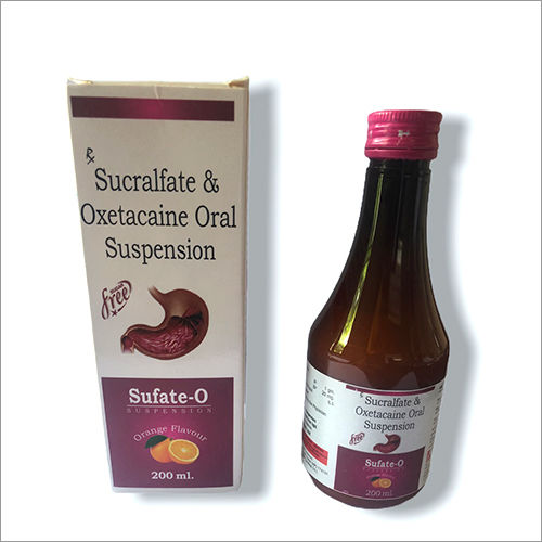 Sucralfate And Oxetacaine Oral Suspension General Medicines