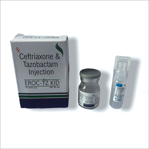 281.25 mg Ceftriaxone And Tazobactam Injection