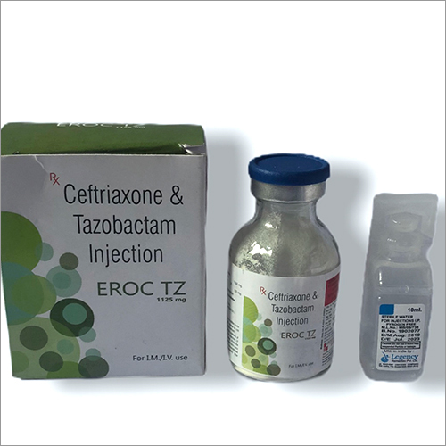 1125 mg Ceftriaxone And Tazobactam Injection