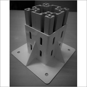 Black Floor Mounting Brackets