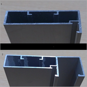 Silver Anodized Modular Aluminium Kitchen Shutter Profiles