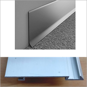 Silver Anodized Aluminium Skirting Profiles