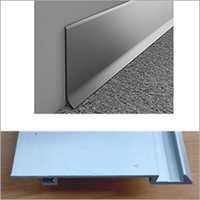 Aluminium Skirting Profiles 50mm,75mm,100mm,150mm - Color: Silver Anodized