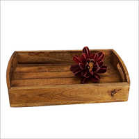 Mango Wood Serving Tray Size: Different Size Available