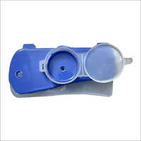Blue & White Disposable Hypodermic Needle Cutter