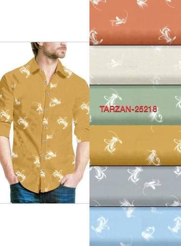 Premium Digital Print Pure Cotton Shirting Fabrics - Color: 3 Colour
