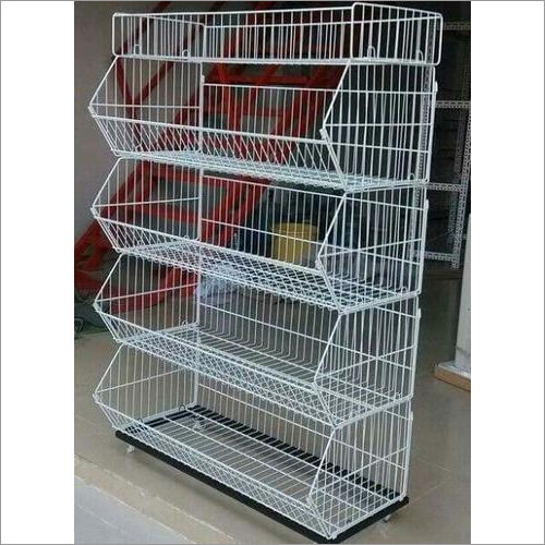 Stackable Wire Basket Rack