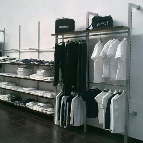 Grey Clothes Display Racks