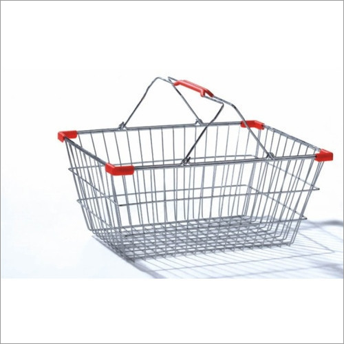 Stainless Steel Shopping Basket