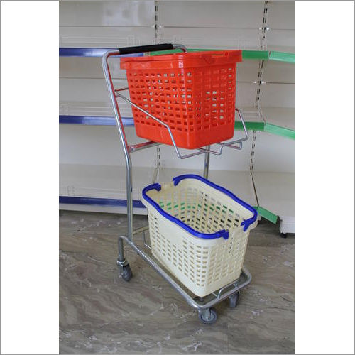 2 Tier Shopping Trolley