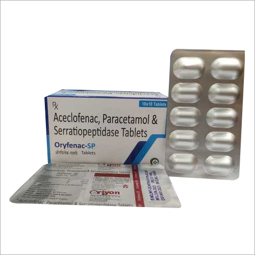 Aceclofenac Paracetamol Serratiopeptidase
