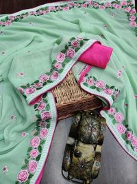 Georgette saree