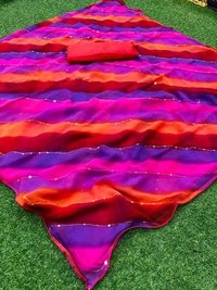 Lahriya Georgette Saree