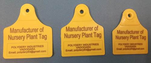 L Yellow Nursery Plant Label Id Tag