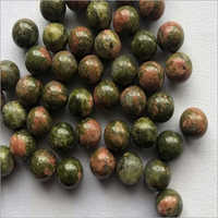 Natural Unakite Round Spheres