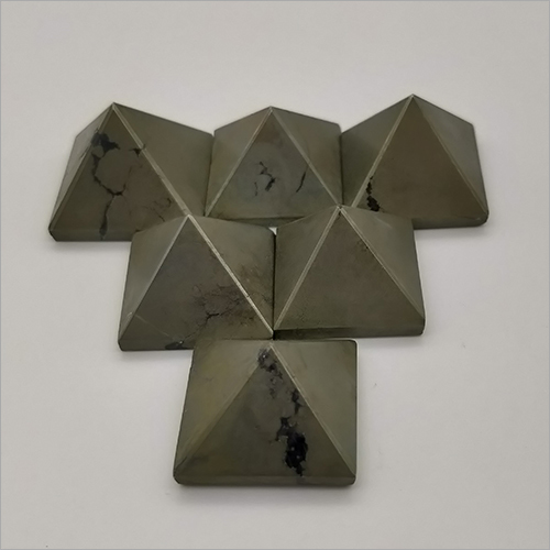 Natural Pyrite Pyramid For Healing And Reiki Crystals