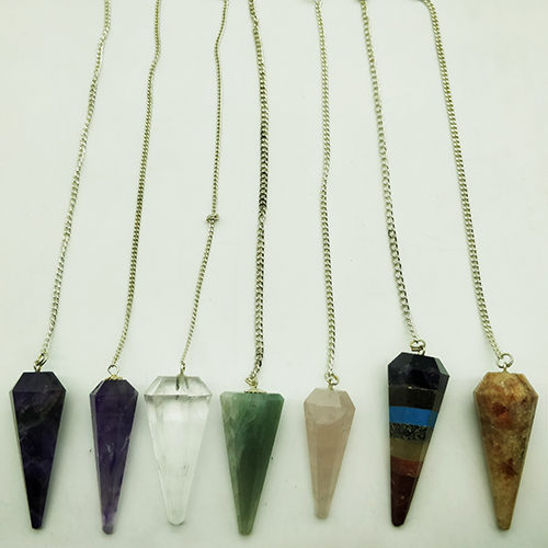 Healing Pendulum Pendant In DIfferent Stones Lapis