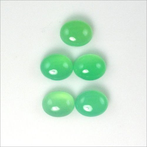 Natural Stone Chrysoprase Oval Loose Cabochon