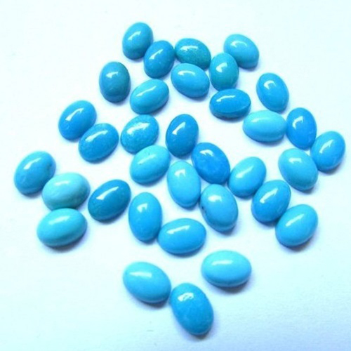 Natural Sleeping Beauty Turquoise Oval Cabochon