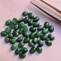 Natural Stone Malachite Oval Cabochon 10x12mm