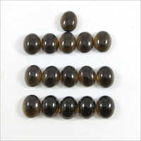 Natural Smoky Quartz Oval Loose Cabochon 7.5mm