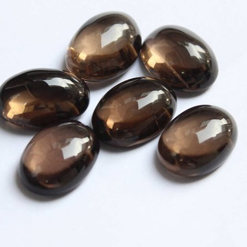 Natural Smoky Quartz Oval Loose Cabochon 10X12mm