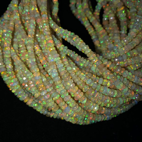 Best Selling AAA Natural Ethiopian Rondelle Faceted Beads